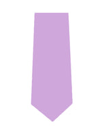 Load image into Gallery viewer, Men&#39;s Solid Color Pre-tied Zipper Neck Tie Dapper Neckwear TheDapperTie Lavender One Size 
