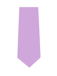 Men's Solid Color Pre-tied Zipper Neck Tie Dapper Neckwear TheDapperTie Lavender One Size 