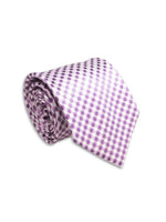Load image into Gallery viewer, Collection of Silk Super Extra Special Long Neck Tie Neck Tie TheDapperTie Polka Dots Pink Extra Long 
