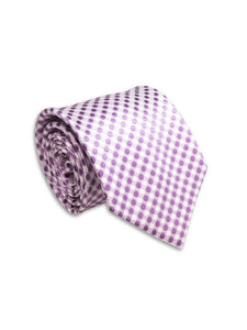 Collection of Silk Super Extra Special Long Neck Tie Neck Tie TheDapperTie Polka Dots Pink Extra Long 