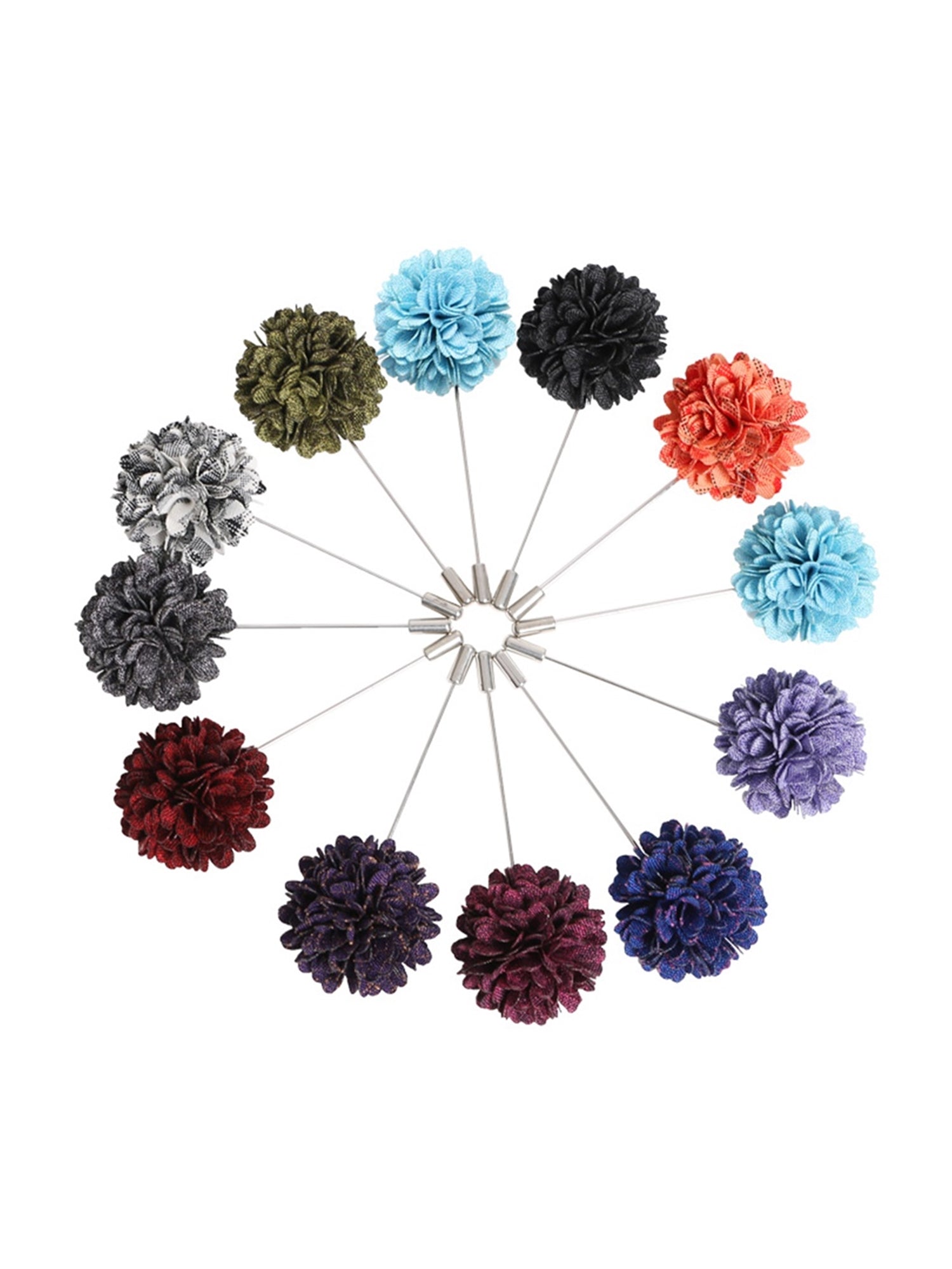 Men's Flower Lapel Pin Boutonniere For Suit Lapel Pin TheDapperTie   