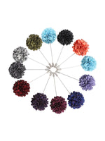 Load image into Gallery viewer, Men&#39;s Flower Lapel Pin Boutonniere For Suit Lapel Pin TheDapperTie   
