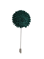 Load image into Gallery viewer, Men&#39;s Marigold Flower Lapel Pin Boutonniere For Suit Lapel Price TheDapperTie Green Regular 
