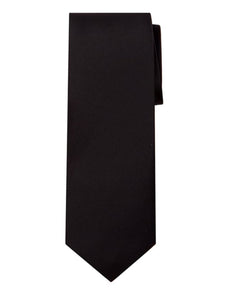 Marquis Men's Solid Neck Tie & Hanky Set Neck Ties Marquis Black One Size 