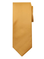 Load image into Gallery viewer, Marquis Men&#39;s Solid Neck Tie &amp; Hanky Set Neck Ties Marquis Gold Yellow One Size 
