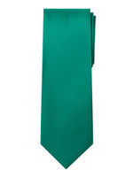 Load image into Gallery viewer, Marquis Men&#39;s Solid Neck Tie &amp; Hanky Set Neck Ties Marquis Green One Size 
