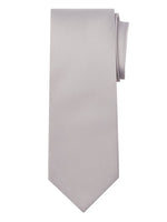 Load image into Gallery viewer, Marquis Men&#39;s Solid Neck Tie &amp; Hanky Set Neck Ties Marquis Silver One Size 
