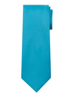 Load image into Gallery viewer, Marquis Men&#39;s Solid Neck Tie &amp; Hanky Set Neck Ties Marquis Turquoise One Size 
