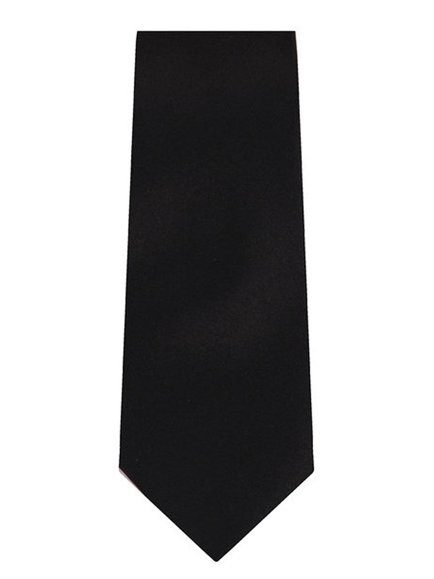 Marquis Men's Solid Slim Neck Tie & Hanky Set Neck Ties TheDapperTie Black One Size 