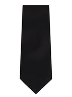 Load image into Gallery viewer, Marquis Men&#39;s Solid Slim Neck Tie &amp; Hanky Set Neck Ties TheDapperTie Black One Size 
