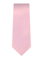 Load image into Gallery viewer, Marquis Men&#39;s Solid Slim Neck Tie &amp; Hanky Set Neck Ties TheDapperTie Pink One Size 
