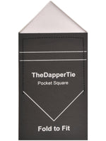 Load image into Gallery viewer, Men&#39;s White Linen Triangle Folded Pocket Square  From TheDapperTie Prefolded Pocket Squares TheDapperTie White Regular 
