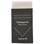 Load image into Gallery viewer, TheDapperTie - New Men&#39;s Paisley Flat Pre Folded Pocket Square on Card Prefolded Pocket Squares TheDapperTie Ivory Regular 
