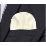 Load image into Gallery viewer, Men&#39;s Solid Color Puff Style Pre Folded Pocket Square on Card Prefolded Pocket Squares TheDapperTie   
